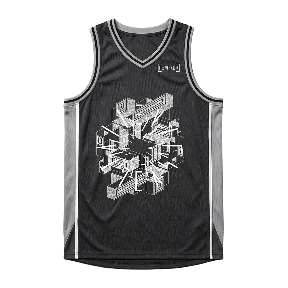 Circular Explosion Basketball Jersey